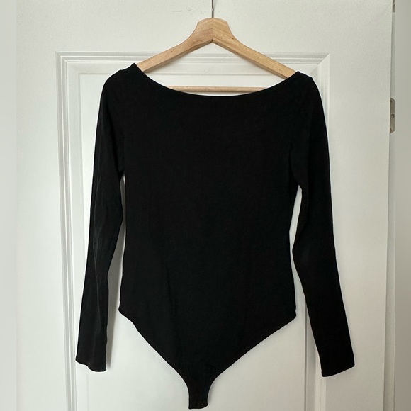 Uniqlo Black Long-sleeve Bodysuit Size Small - Picture 2 of 3